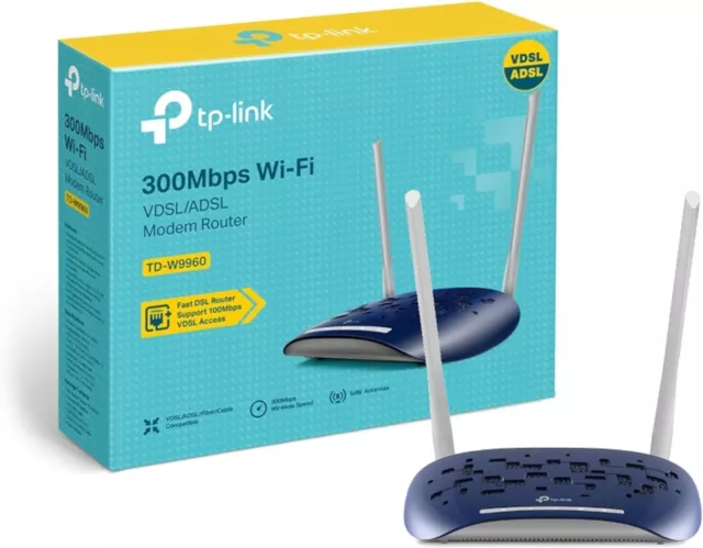 TP-Link 300 Mbps Wireless N VDSL/ADSL Modem Router