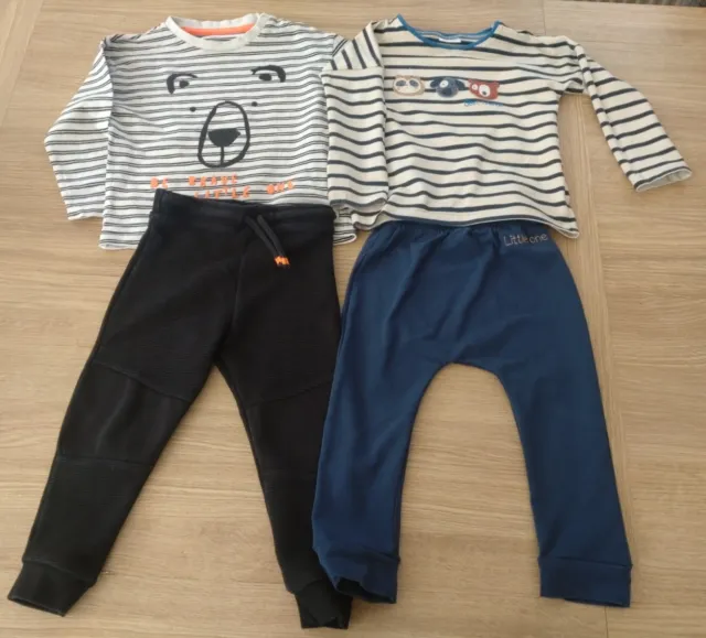 x2 Baby Boys Toddler Outfits Bundle Next Fred & Flo Age 18-24 Months 1.5-2 Years