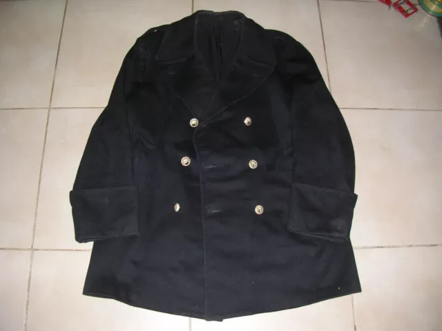 VESTE CABAN GENDARMERIE manteau de gendarme Deniau Piquet des annees 70 EUR 19 99 PicClick FR