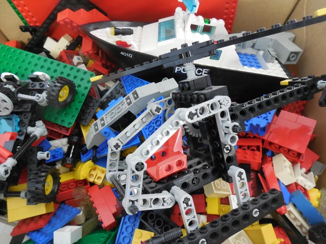 Großes Konvolut LEGO Bausteine ca. 6,3 kg - Fahrzeuge, Männchen, Platten uvm.