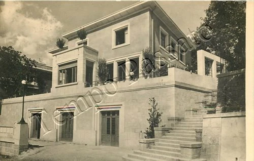 Cartolina di San Marino, Villa Ricevuti - 1951