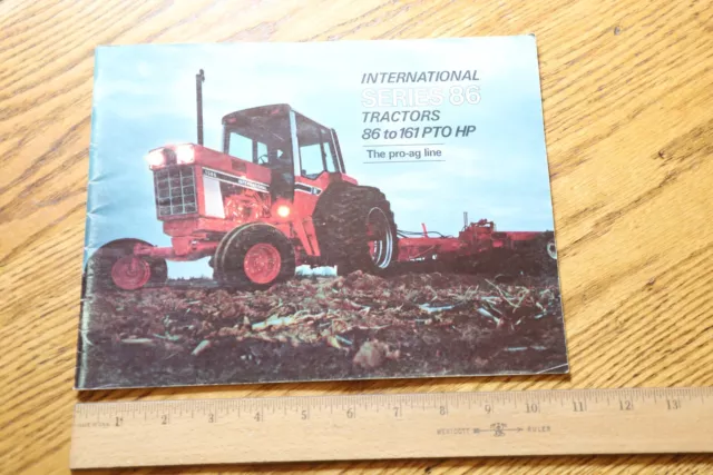 International Harvester Series 86 Tractors Brochure