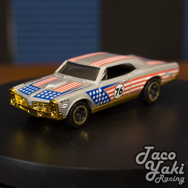 67 PONTIAC GTO Gray Stars Stripes Hot Wheels Basic Loose 2022 67 PONTIAC GTO Gray Stars Stripes Hot Wheels Basic Loose 2022