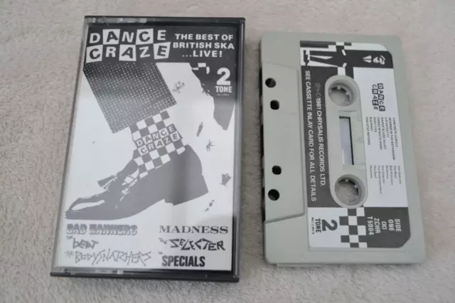 Dance Craze 2 Tone Ska Rare Cassette The Specials Madness The Selecter