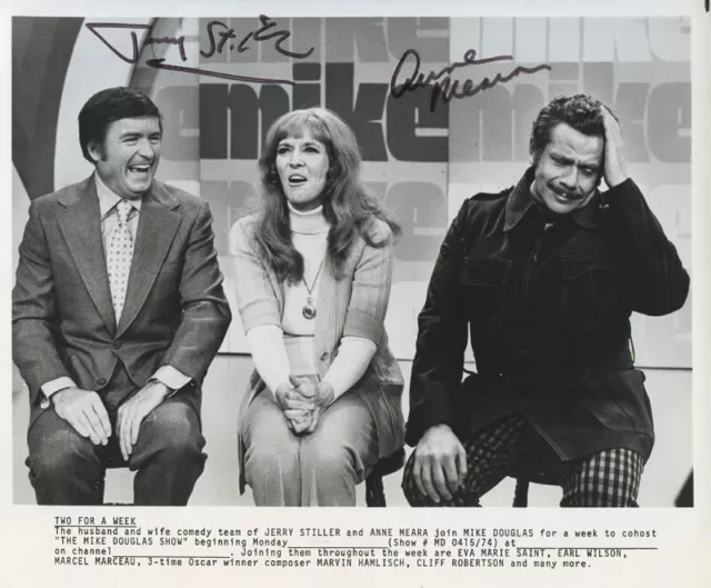 Jerry Stiller - Photograph Signed Co-Signed By: Anne Meara