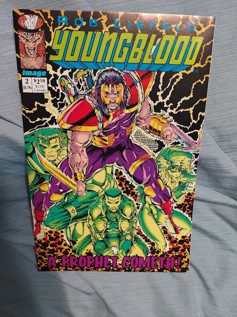 Rob Liefeld Youngblood Image Comics #2 - A Prophet Cometh (June 1992)