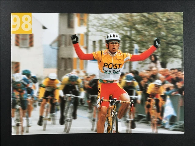 SWITZERLAND SCHWEIZ BOOKLET 1997 CHRISTMAS GREETINGS SPORTS CYCLING BICYCLE u673