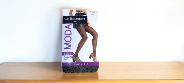 Collant Fantaisie Le Bourget - Taille 2, Couleur Noire, 100% Polyamide - Neuf Avec étiquettes