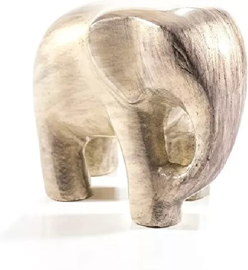 Tilnar - Elephant Silver - Large  9cm - Recycled Aluminium - Fair Trade