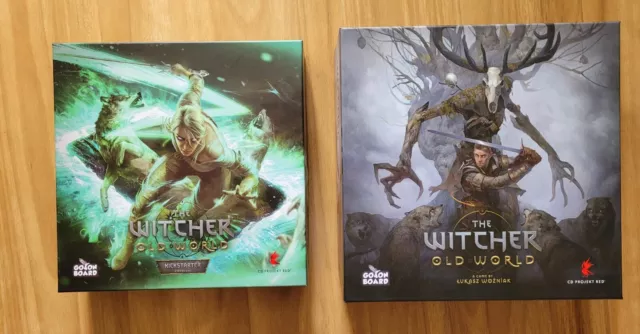 Painted The Witcher: Old World Board Game Kickstarter by Go On Board