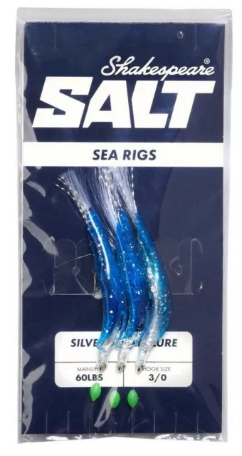 SHAKESPEARE SALT FLAT Jack Lure - Fishing Rig £2.99 - PicClick UK