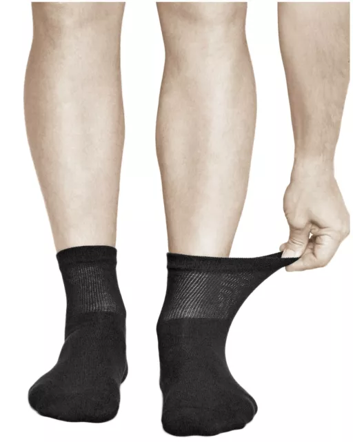 Herren gepolsterte bequeme Socken mit Komfortbund Baumwolle 39 42 46 - VITSOCKS