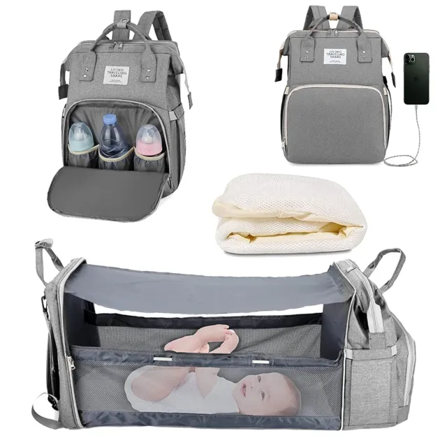 Baby Nappy Changing Bags Station Portable Baby Bed Travel Bassinet Waterproof