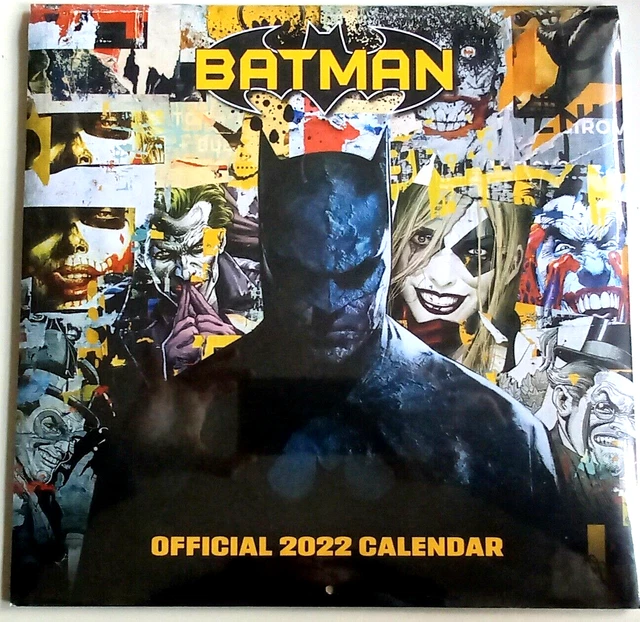 OFFICIAL 2022 CALENDAR - BATMAN Calendario - Danilo Promotions - NUOVO