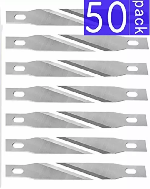 2 Exacto Knife Set Razor Blades Kit 60 Pack Refills Cutter Precision W  Ruler