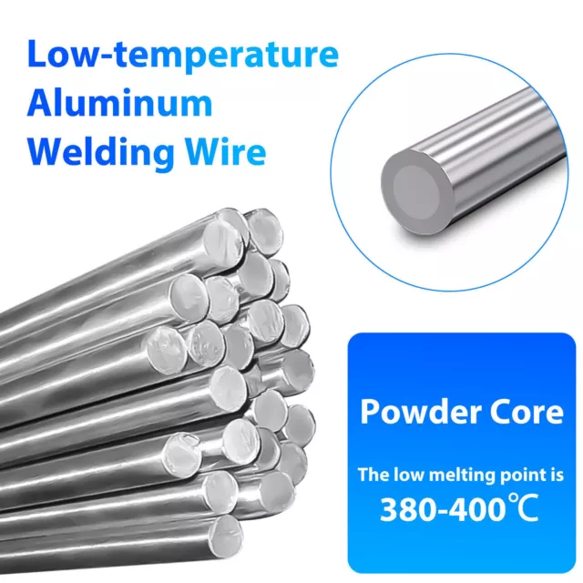 Easy Melt Welding Rods Low Temperature Aluminum Wire Brazing 20pcs - 1.6mm*500mm