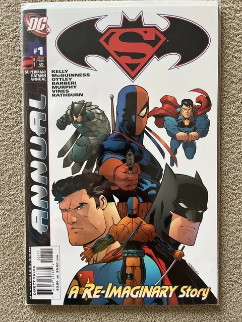SUPERMAN / BATMAN ANNUAL #1 DEC 2006 DEATHSTROKE MEETS "Not DEADPOOL" DC NM