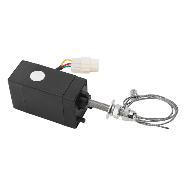 (Power Off NC 24V)Diesel Engine Stop Solenoid Valve Stainless Steel Stop