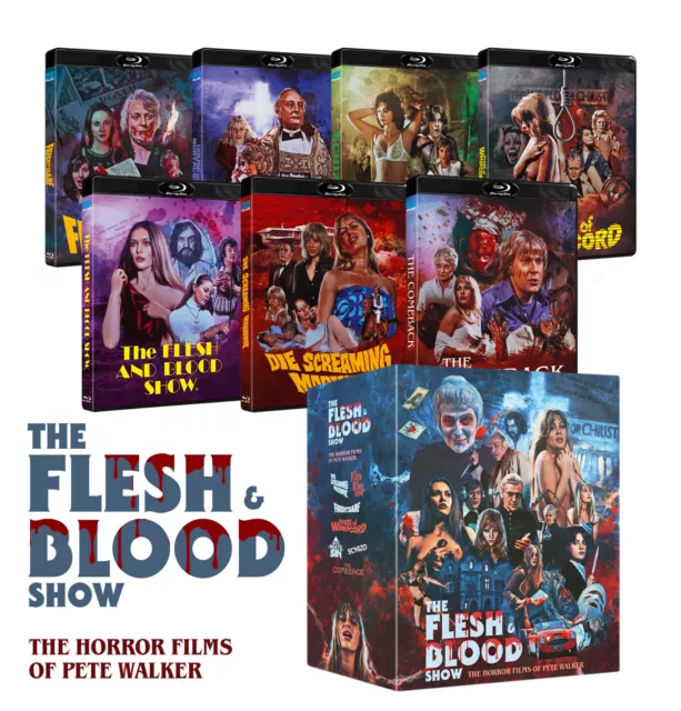 The Flesh and Blood Show Horror Films Pete Walker [18] Blu-ray Box Set Pre-Sale