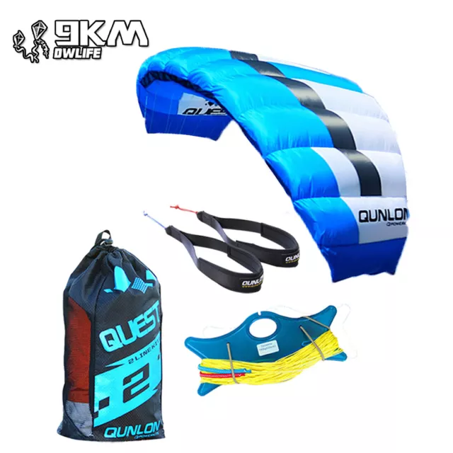 9KM Professional 2㎡ 2 Line Traction Kite Trainer Kite Power Kite Outdoor Flying