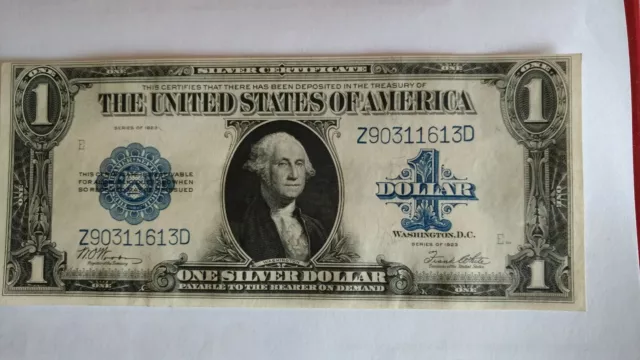 Fr.238 $1 1923 Silver Certificate Uncirculated Crisp