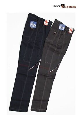 Pantaloni da lavoro Siggi Boston slim-fit elasticizzati multi tasche