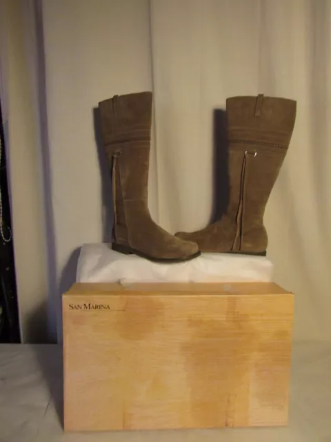 Bottes SAN MARINA daim mastic 40