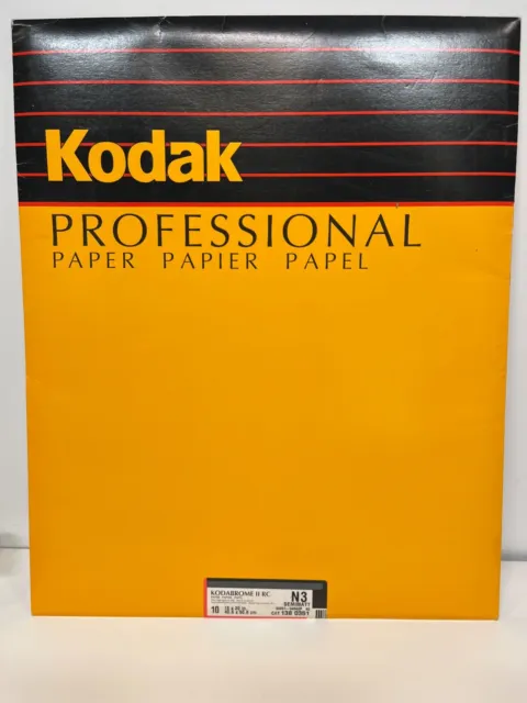 Kodak Kodabrome II RC N3 Semimatt  10sheets, 16x20 - Unopened