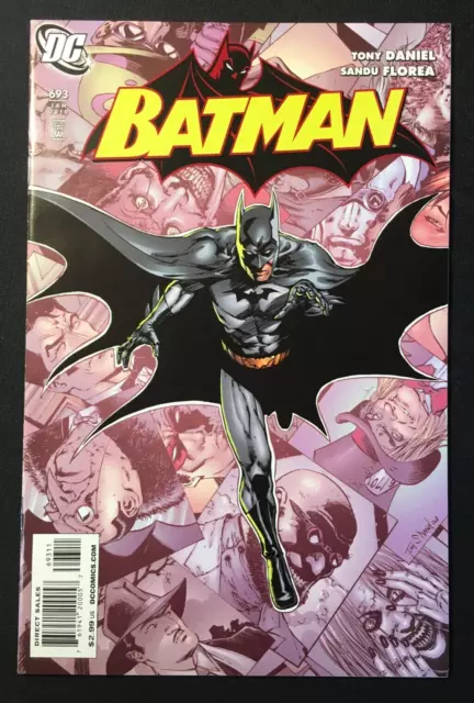 Batman 693 Black Mask Oracle Tony Daniel Nm V 1 Wildcat Black Mask Joker Dc