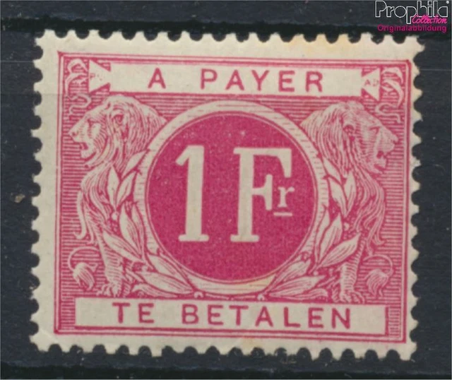 Belgique p7 avec charnière 1895 Porto Marque (9910526