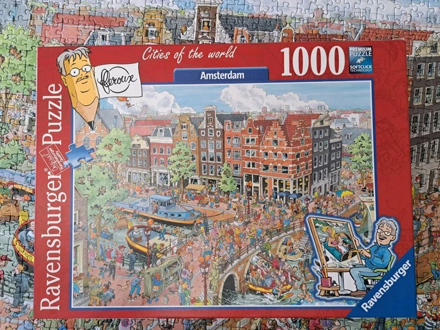 RAVENSBURGER PUZZLE 1000 teile "Amsterdam " Cities Of The World Top
