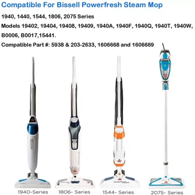 6Pack Steam Mop Pad Replacement For Bissell-Powerfresh 1940 1544 1440 Sery FG US