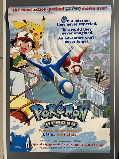Pokemon Heroes Movie Poster Print (27 x 40) 
