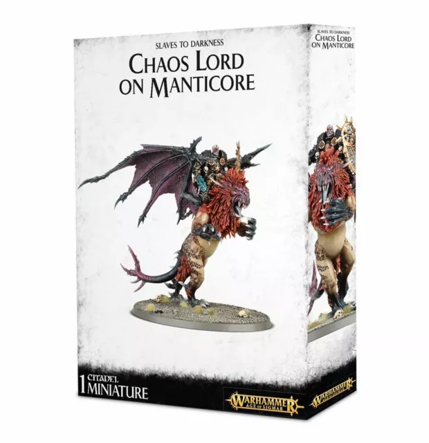 Warhammer Warriors of Chaos Chaos Lord on Manticore New