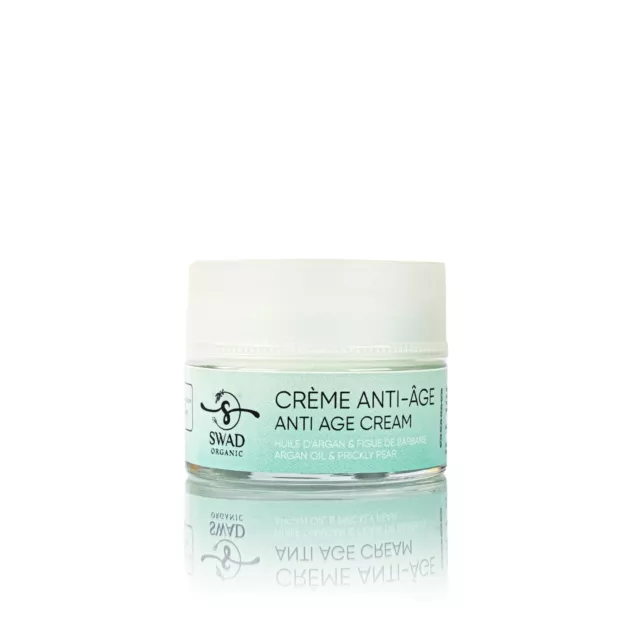 Crème Anti-Age Argane et Figue de Barbarie 50ml et d'Aloe nourrit la peau