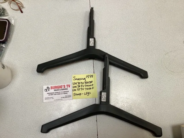 Samsung UN70TU700DF UN70TU7000F UN75TU7000F  Stand Legs Feet  NEVER USED!