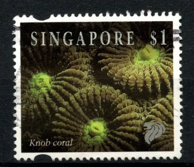 Singapore 1994 SG#750 $1 Reef Life Definitive Used #A58165