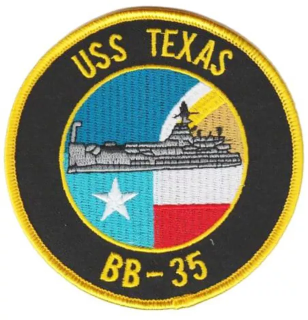 USS Texas BB-35 Patch – Sew On