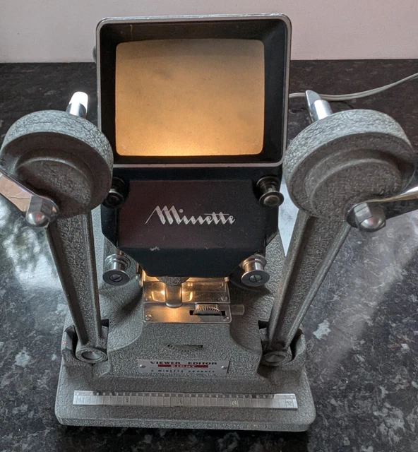 MINETTE VIEWER EDITOR Eight Vintage 8mm Film Editor for