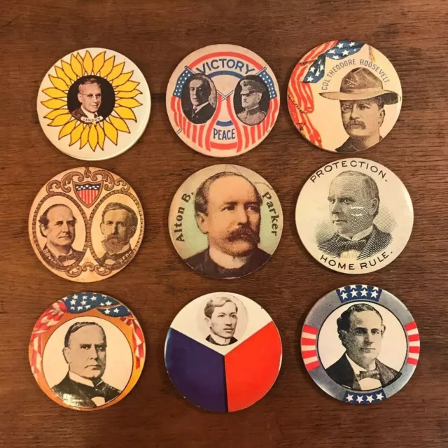 Vintage CAA Container Corporation of America Political Cardboard Coasters