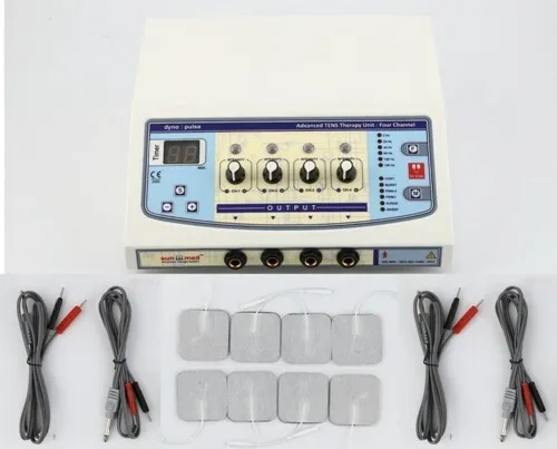 Advance Home use Four channel Electro.therapy  LED Display Sticky Pads Dynopolus