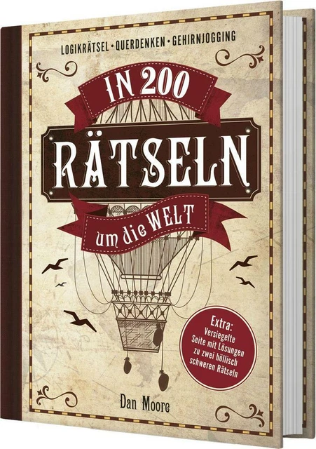 In 200 Rätseln um die Welt | Dan Moore | 2020 | deutsch