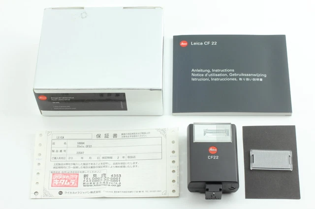 [MINT in Box] Leica  CF22 CF 22 Leica Flash Diffuser 18694 D-LUX 4 Japan