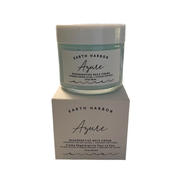 Earth Harbor BNIB Seaweed Amino Acids Peptides AZURE Regenerative Neck Creme