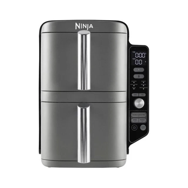 NINJA DOUBLE STACK SL400UK Air Fryer Grey Capacity 9.5L (New