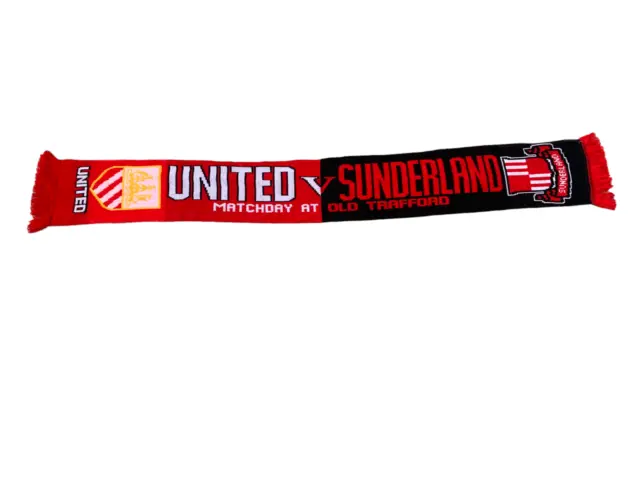 Manchester United V Sunderland Football Scarf