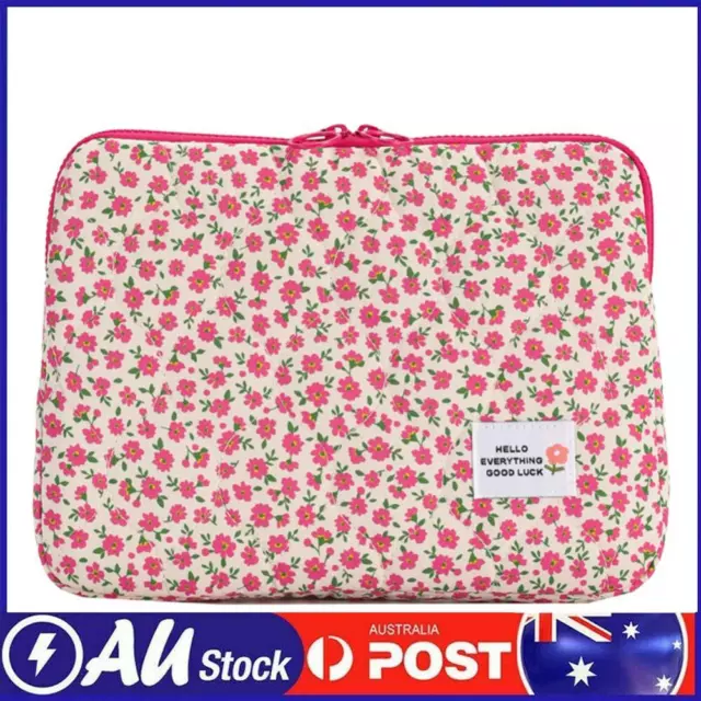 Computer Bag Zipper Flower Laptop Sleeve for 14in Notebook (Pink Flower 3 M)