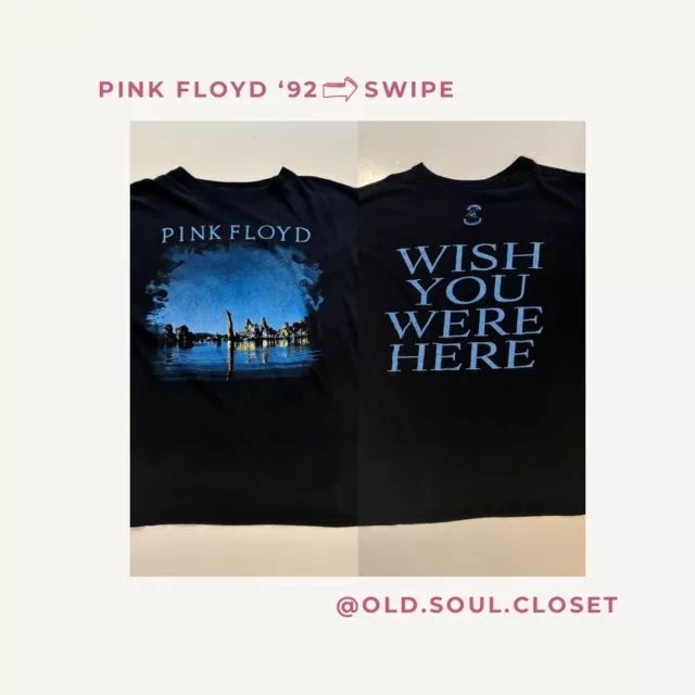 Vintage Pink Floyd Wish You Were Here Shirt 1992 Brockum