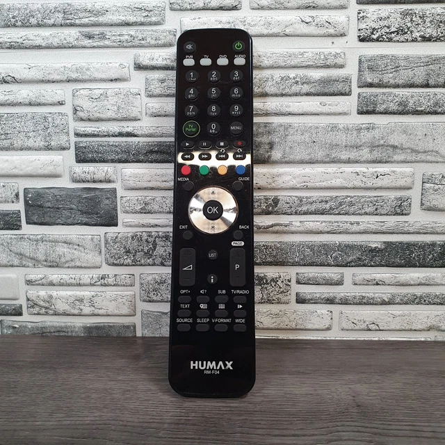 ORIGINAL HUMAX RM-F04 Fernbedienung HD-Fox T2 getestet & funktioniert