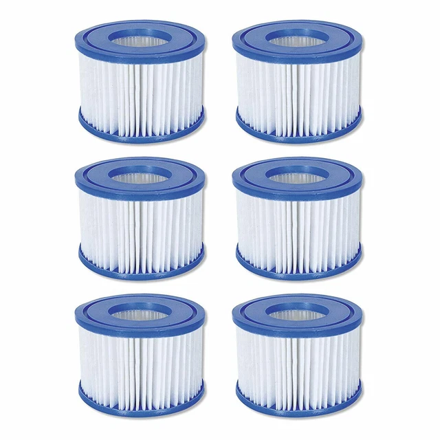 Ricambi Per Cartuccia Filtro Vasca Idromassaggio In Bastoncini Minerali Per Spa Durata 4 Mesi Blu 2 Pezzi 90067874